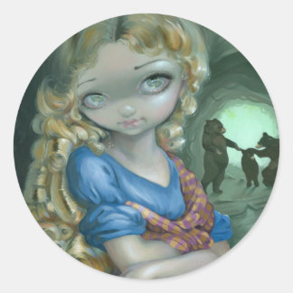 "Portrait of Goldilocks" Stickers