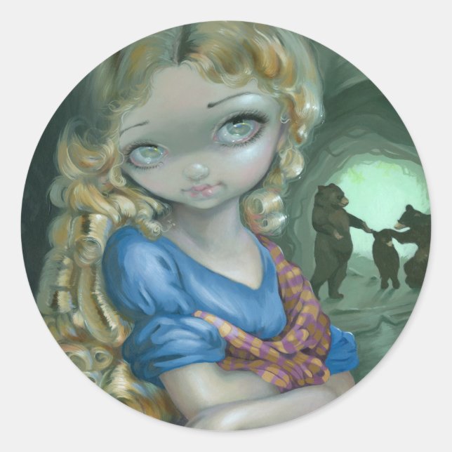 "Portrait of Goldilocks" Stickers (Front)