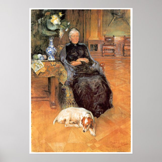 Portrait of Gothilda Furstenberg Poster (Front)