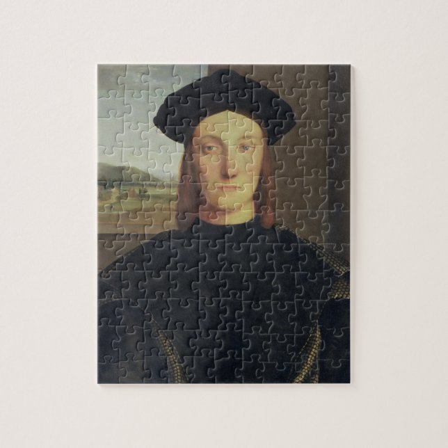 Portrait of Guidobaldo da Montefeltro, Duke of Urb Jigsaw Puzzle (Vertical)