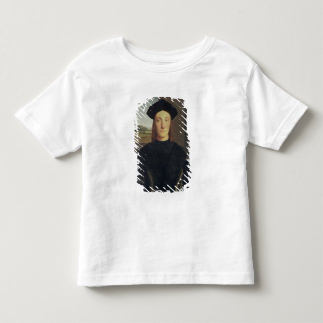 Portrait of Guidobaldo da Montefeltro, Duke of Urb Toddler T-shirt (Front)