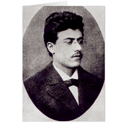 Portrait of Gustav Mahler, 1878 Cards (Front)