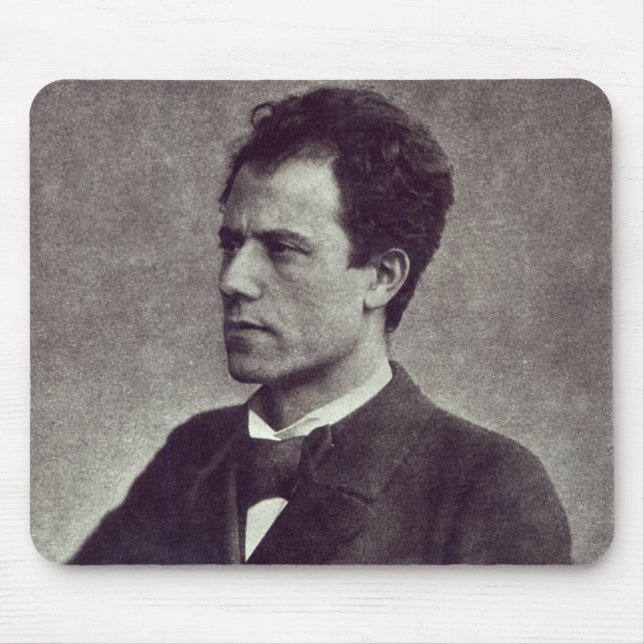 Portrait of Gustav Mahler, 1897 Mouse Pad (Front)