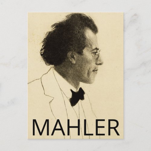 Portrait of Gustav Mahler 1902 Postcard
