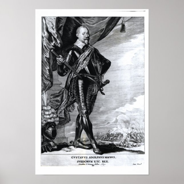 Portrait of Gustavus Adolphus the Great Poster (Front)
