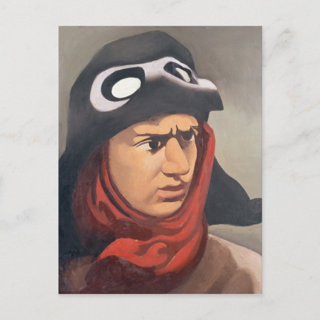 Portrait of Guynemer, 1921-23 Postcard (Front)