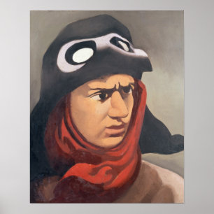 Portrait of Guynemer, 1921-23 Poster