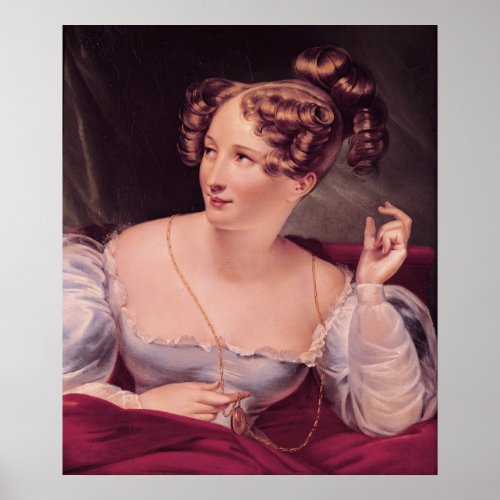 Portrait of Harriet Smithson Poster