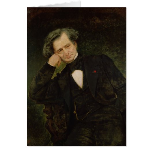 Portrait of Hector Berlioz Cards (Front)