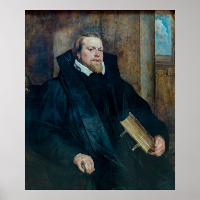 Portrait of Hendrik van Thulden Poster (Front)