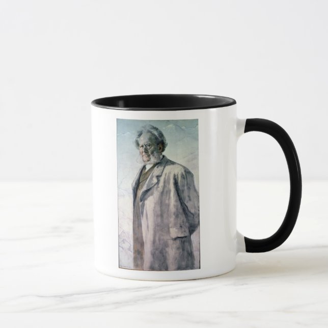 Portrait of Henrik Ibsen, 1895 Mug (Right)