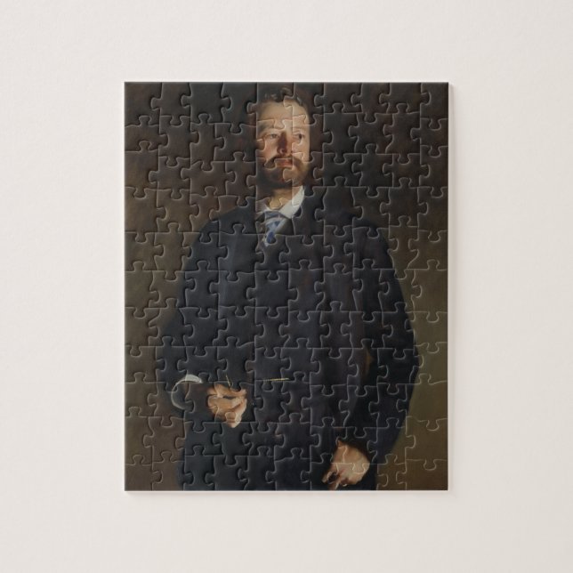 Portrait of Henry Cabot Lodge by JS Sargent Jigsaw Puzzle (Vertical)
