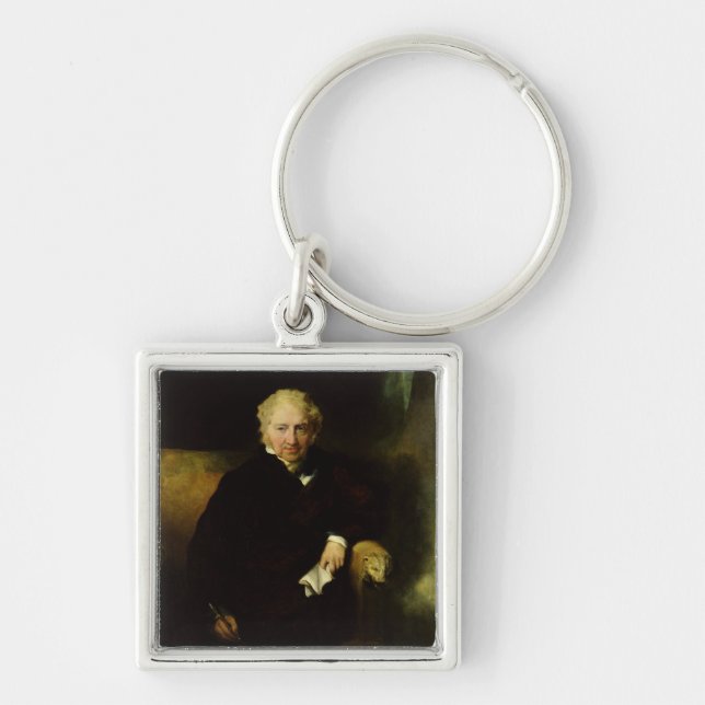 Portrait of Henry Fuseli Keychain (Front)