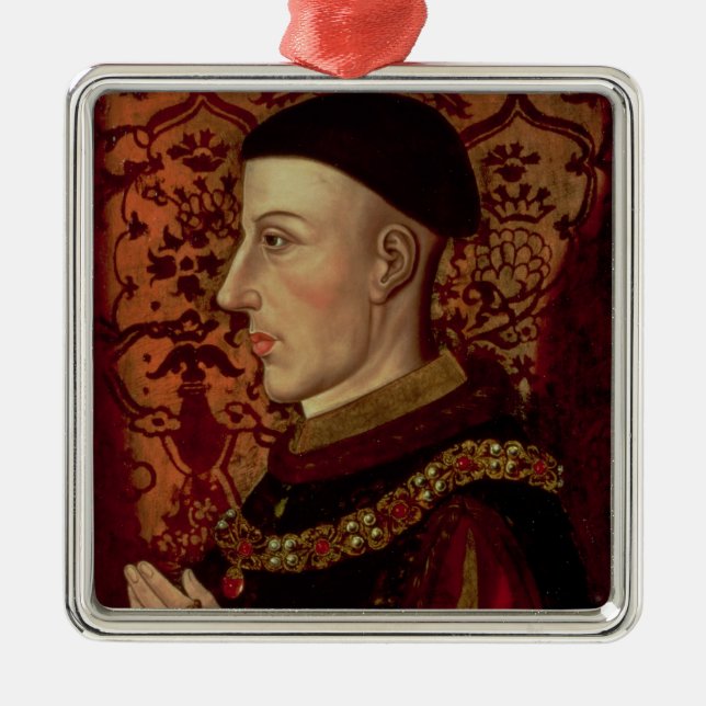 Portrait of Henry V Metal Ornament (Front)