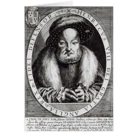 Portrait of Henry VIII Cards (Front)