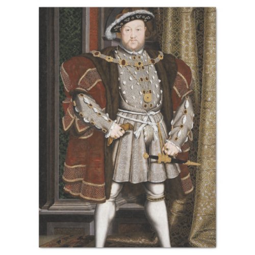 Portrait of Henry VIII Hans Holbein the Younger Tissue Paper