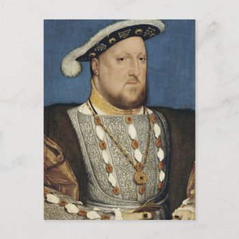 Portrait Of Henry Viii Of England By Hans Holbein Postcard by Art_Museum at Zazzle