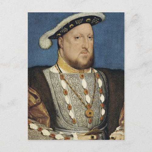 Portrait of Henry VIII of England by Hans Holbein Postcard