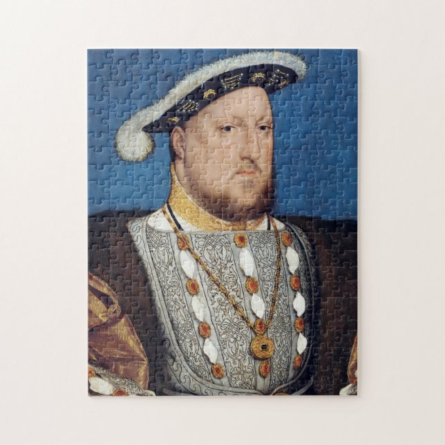 Portrait of Henry VIII of England, Holbein Jigsaw Puzzle (Vertical)