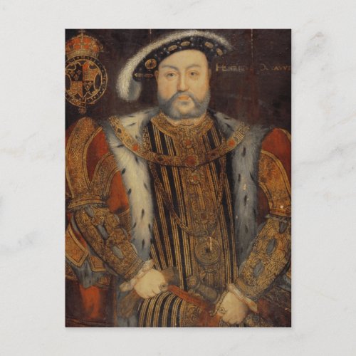 Portrait of Henry VIII Postcard