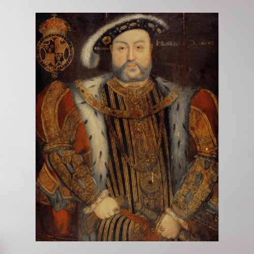 Portrait of Henry VIII Poster