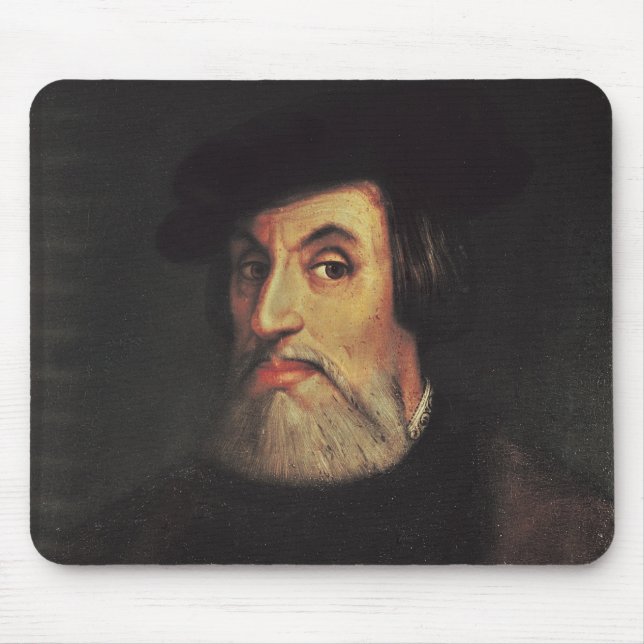 Portrait of Hernando Cortes Mouse Pad (Front)