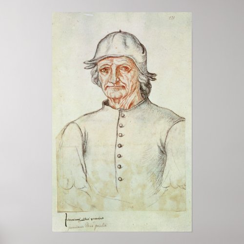 Portrait of Hieronymus Bosch Poster