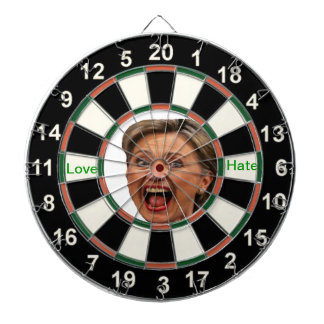 Portrait of Hillary Clinton Political Dart Board
