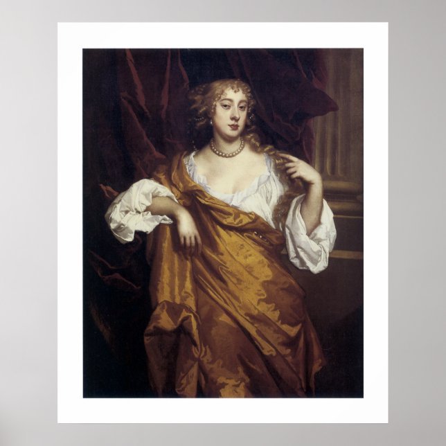 Portrait of Hon. Mary Wharton Poster (Front)