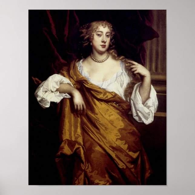 Portrait of Hon. Mary Wharton Poster (Front)