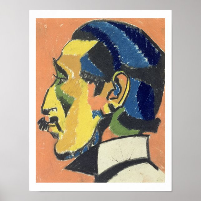 Portrait of Horace Brodsky (1885-1969) (pastel on Poster (Front)