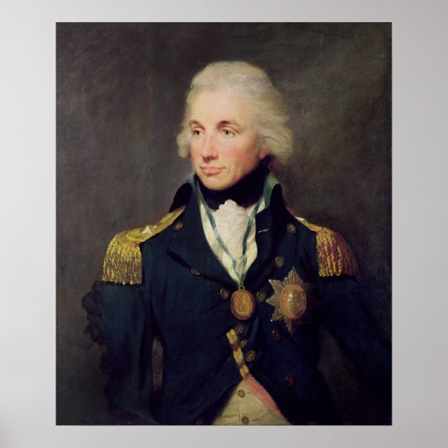 Portrait of Horatio Nelson , Viscount Nelson Poster (Front)