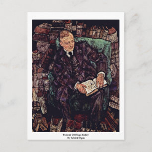 Portrait Of Hugo Koller By Schiele Egon Postcard