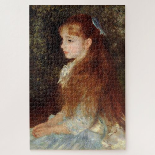 Portrait of Irene _ Renoir Impressionist Painting Jigsaw Puzzle