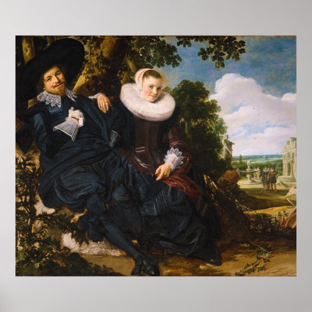 Portrait of Isaac Massa en Beatrix van der Laen Poster (Front)