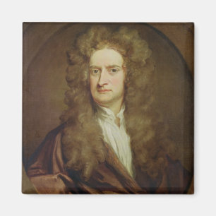 Portrait of Isaac Newton 1702 Magnet