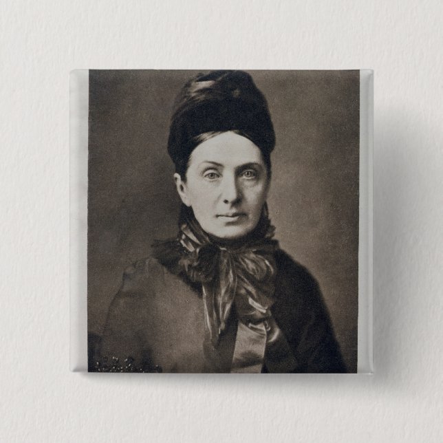 Portrait of Isabella Bird Bishop Button (Front)