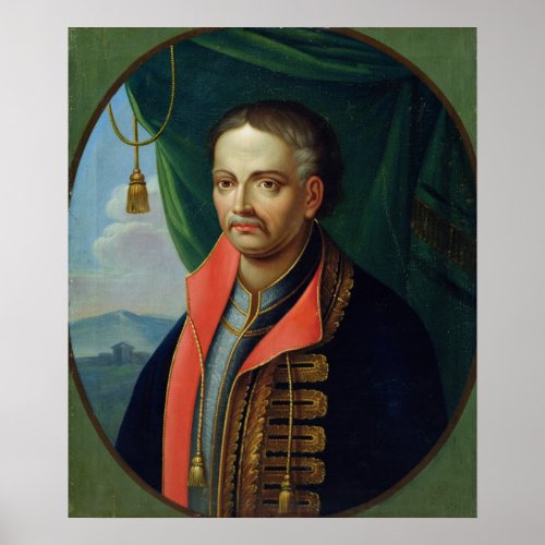 Portrait of Ivan Mazepa Poster