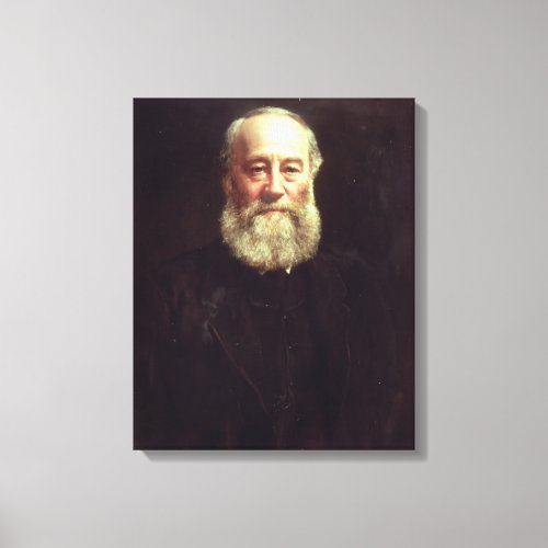 Portrait of James Prescott Joule Canvas Print