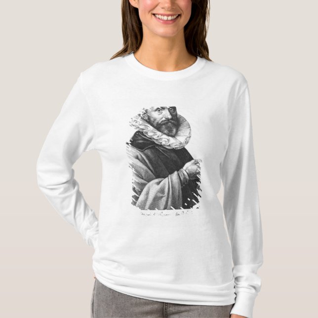 Portrait of Jan Pieterszoon Sweelinck, 1624 T-Shirt (Front)