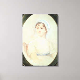 Portrait of Jane Austen Canvas Print