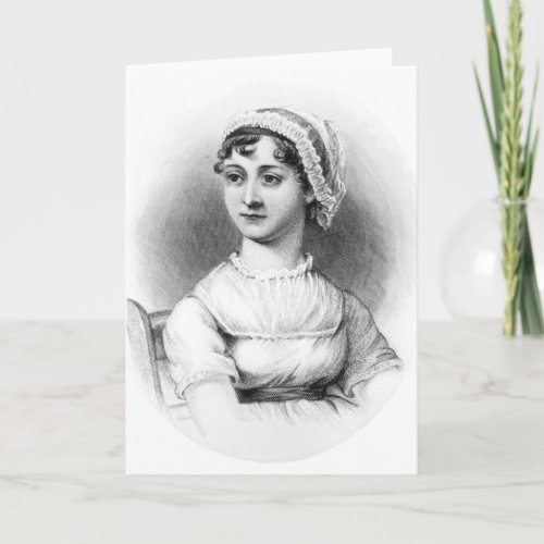 Portrait of Jane Austen Card