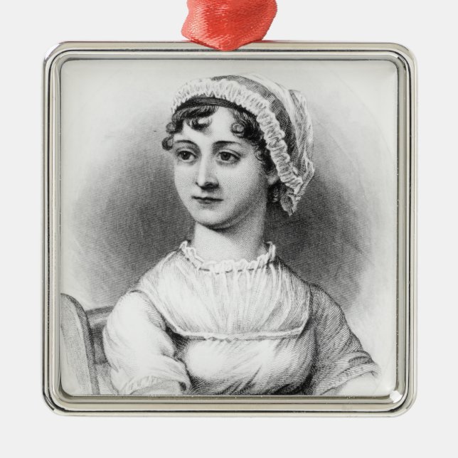 Portrait of Jane Austen Metal Ornament (Front)