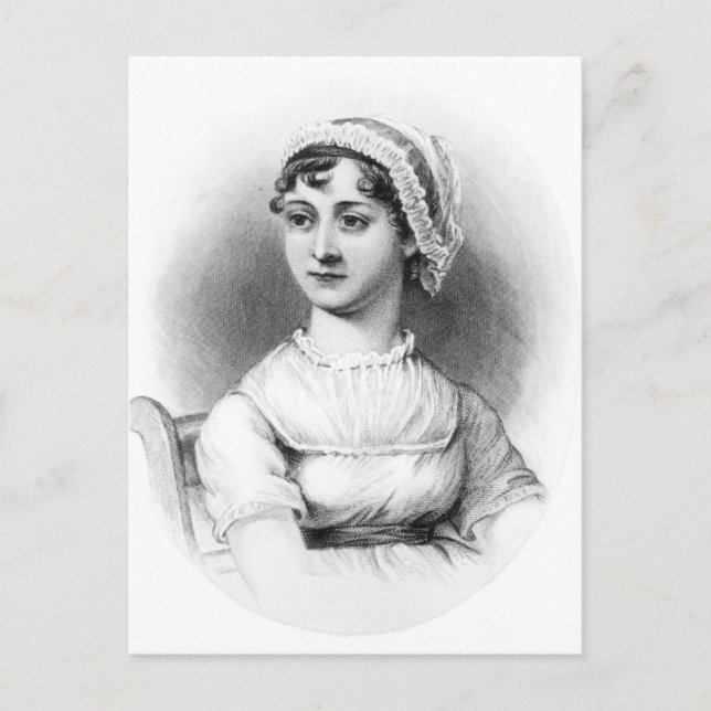 Portrait of Jane Austen Postcard (Front)