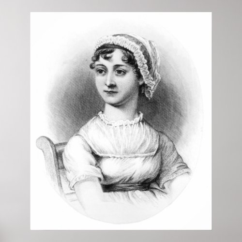Portrait of Jane Austen Poster
