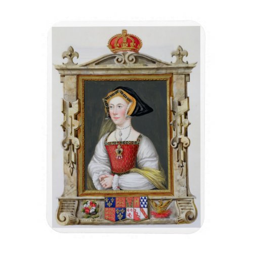 Portrait of Jane Seymour c1509_37 3rd Queen of Magnet