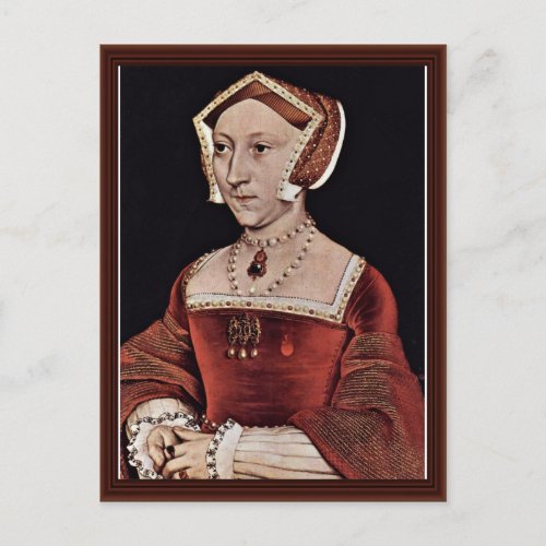 Portrait Of Jane Seymour Queen Of England Postcard