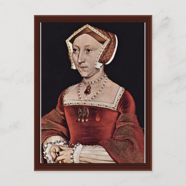 Portrait Of Jane Seymour, Queen Of England Postcard (Front)