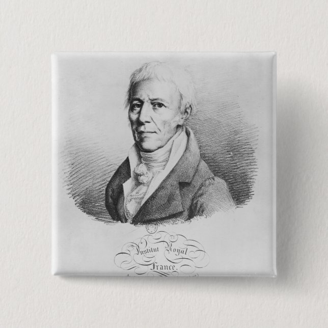 Portrait of Jean-Baptiste de Monet Button (Front)