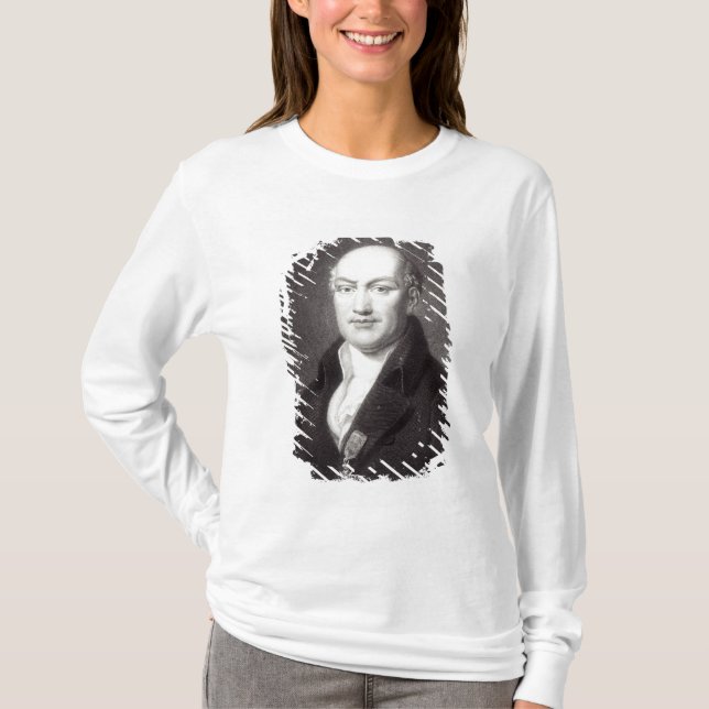 Portrait of Jean Baptiste Joseph Delambre T-Shirt (Front)